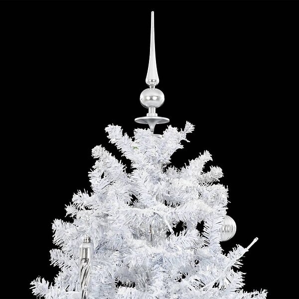 VIDAXL - vidaXL Arbre de Noël neigeux avec base de parapluie Blanc 170 cm - large