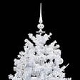 VIDAXL - vidaXL Arbre de Noël neigeux avec base de parapluie Blanc 170 cm - vignette