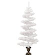 VIDAXL - vidaXL Arbre de Noël hélicoïdal pré-éclairé avec pot blanc 120 cm PVC - vignette