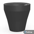 CENTRALE BRICO - Pot rond noir Rim de 46 cm avec TruDrop One - vignette