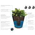 CENTRALE BRICO - Pot rond noir Rim de 46 cm avec TruDrop One - vignette