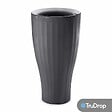 CENTRALE BRICO - Pot rond gris Cup de 41 cm de haut avec TruDrop One - vignette