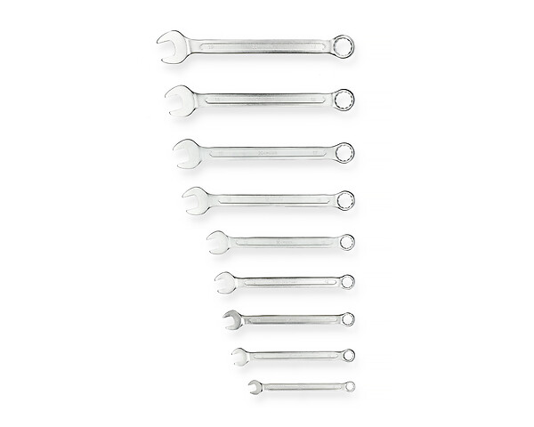HANGER - Jeu de 9 clés mixtes de 8 à  19 mm - HANGER - 210090 - large