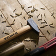 HANGER - Marteau de mécanicien rivoir manche bois Hickory 30mm - HANGER - 110711 - vignette