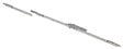 FERCO - Crémone têtière F15 ajustable L 1479mm cote D 980mm à  panneton - FERCO - G-20395-15-0-1 - vignette
