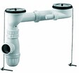 VALENTIN - Kit de vidage siphon et bonde sans trop-plein pour évier 2 cuves D60 - VALENTIN - 00 788000 000 00 - vignette