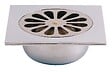 VALENTIN - Siphon de sol pour douche ABS chromée 140 x 140mm avec grille - VALENTIN - 00 462300 000 00 - vignette