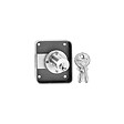 VACHETTE - Serrure V135 50x25mm gauche cylindrique diamètre 20mm longueur 40mm poli 2 clés - VACHETTE - 11736000 - vignette