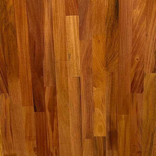 FORESTEA - Plateau acajou massif huilé lamellé collé abouté 1200 x 800 x 25 mm - FSC 100% - large