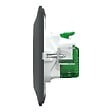 SCHNEIDER ELECTRIC - Ovalis - Monobloc - Combi 2P+T affl + USB C Anth - avec griffes - vignette