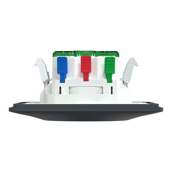 SCHNEIDER ELECTRIC - Ovalis - Monobloc - Combi 2P+T affl + USB C Anth - avec griffes - large