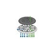 FESTOOL - Plateau de ponçage Festool FusionTec STSTF D150MJ2M8HHT - vignette