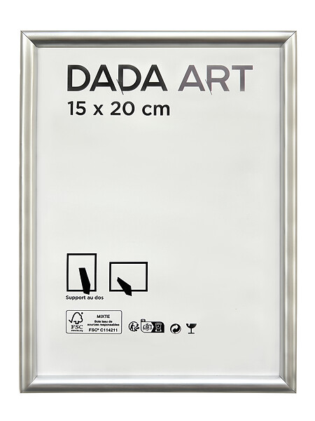 DADA ART - CADRE PVC MILA 15x20  BLANC - large