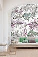 GRANDECO - Papier peint panoramique wild lilles lilas - vignette