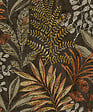 GRANDECO - Papier peint vinyle intisse exotic noir - vignette