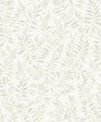 GRANDECO - Papier peint vinyle intisse little flower beige - vignette