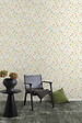 GRANDECO - Papier peint vinyle intisse flora pastel - vignette