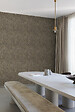 GRANDECO - Papier peint expanse intisse motif tosh marron - vignette
