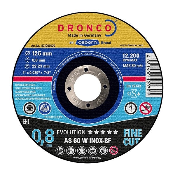 DRONCO - Disque à  tronçonner inox Dronco AS 60 W  1121000100 - large
