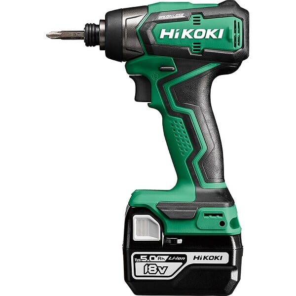 HIKOKI - Pack de 2 outils Perceuse Visseuse 55 Nm + Visseuse à choc 140 Nm HIKOKI KC18DDWAZ 18V 5Ah Brushless avec 2 Batteries et HitCase - large