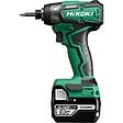 HIKOKI - Pack de 2 outils Perceuse Visseuse 55 Nm + Visseuse à choc 140 Nm HIKOKI KC18DDWAZ 18V 5Ah Brushless avec 2 Batteries et HitCase - vignette