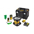 DEWALT - Niveau laser rotatif vert sansfil à double pente Dewalt DCE079D1G 18 V  batterie 2 Ah  chargeur - vignette