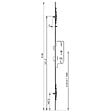 FERCO - Crémone à  larder Ferco Europa S2 4070 mm 2 pannetons 162150 mm  6335240101 - vignette
