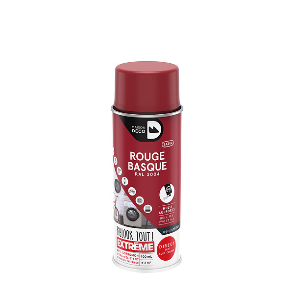 MAISON DECO - Peinture RELOOK TOUT EXTREME SATIN - MAISON DECO - 400ML - Bleu Marin - large