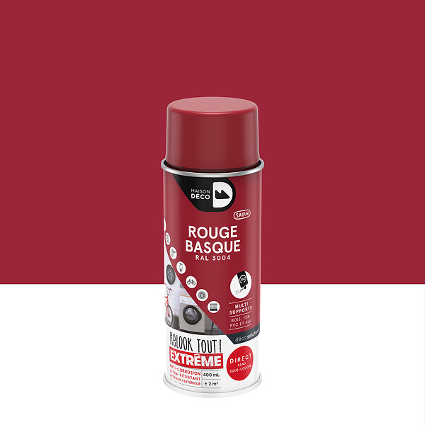 MAISON DECO - Peinture RELOOK TOUT EXTREME SATIN - MAISON DECO - 400ML - Bleu Marin - large