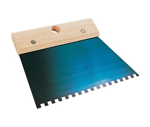 TALIAPLAST - Peigne à colle 20cm dents carrées 6mm - large