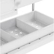 SECURY-T - Rangement sous evier- Étagère cuisine - Blanc - 2 niveaux et tiroir Lot de 2 - vignette