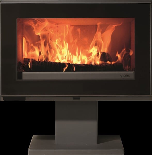 PANADERO - Poêle à bois Maja-S - Acier - Gris - 7.2kW - large
