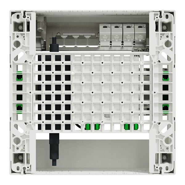 SCHNEIDER ELECTRIC - Resi9 Coffret VDI 13M1R - Switch 5ports PoE - grade 3TV 4xRJ45 cat6a - large