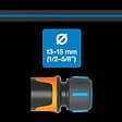 FISKARS - Raccord de tuyaux rapide  STOP Confort 13-15mm - vrac - vignette