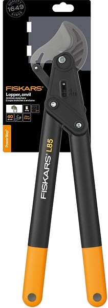 FISKARS - Coupe-branches crémaillère enclume - 57cm - PowerStep - L85 - large