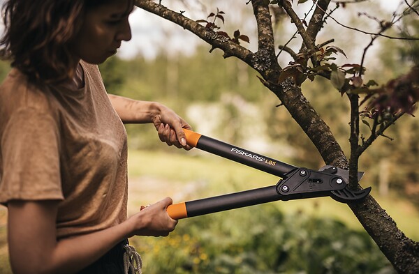 FISKARS - Coupe-branches crémaillère enclume - 57cm - PowerStep - L85 - large