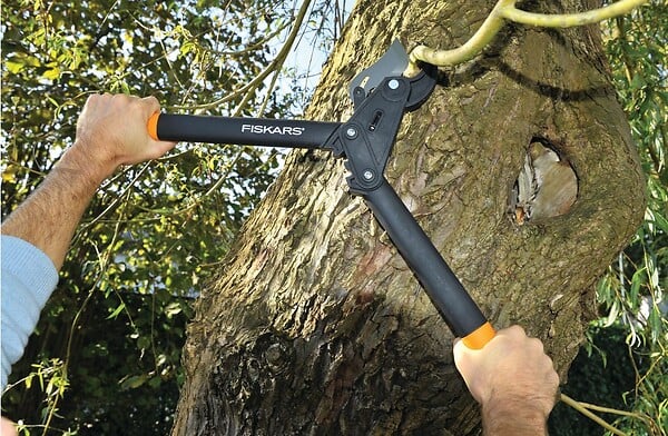 FISKARS - Coupe-branches crémaillère enclume - 57cm - PowerStep - L85 - large