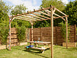 CERLAND - Pergola de jardin Magdalie - Bois - 4x3m - vignette