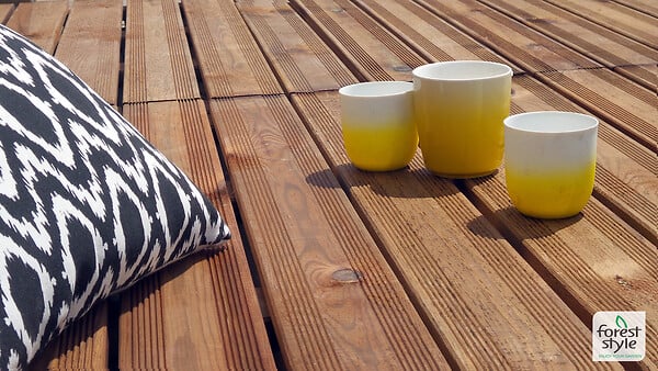 CERLAND - Dalle de terrasse Bolenia - Pin - 100x100cm ep 36 - large