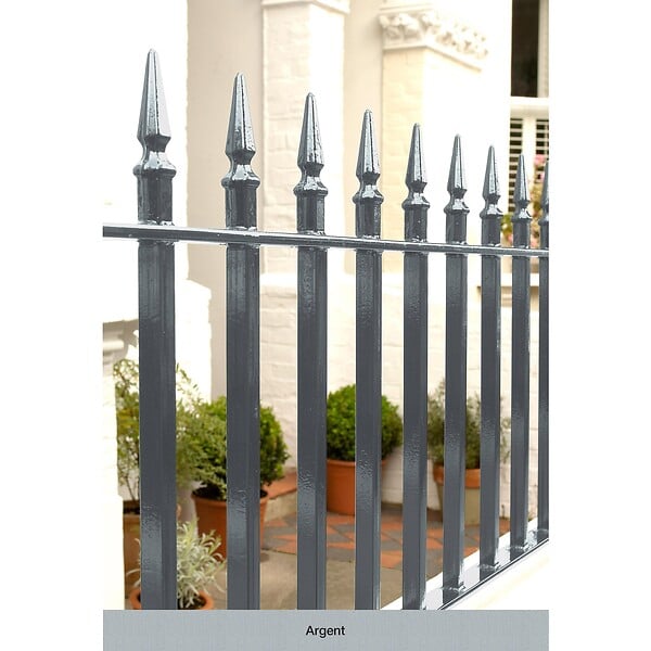 HAMMERITE - Peinture Hammerite Direct sur Rouille - Gris Argent - Brillant - 2,5L - large