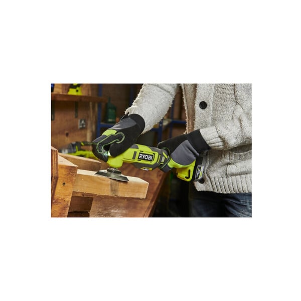 RYOBI - Pack RYOBI Multitool RMT18-0 - 18V One+ - 1 batterie 2.0Ah - 1 chargeur rapide RC18120-120 - large