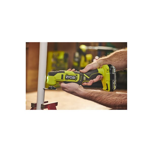 RYOBI - Pack RYOBI Multitool RMT18-0 - 18V One+ - 1 batterie 2.0Ah - 1 chargeur rapide RC18120-120 - large