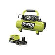 RYOBI - Pack RYOBI Compresseur à  cuve R18AC-0 - 18V One Plus - 4L - 1 batterie 2.0Ah - 1 chargeur rapide RC18120-120 - vignette