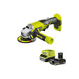 RYOBI - Pack RYOBI Meuleuse d'angle R18AG-0 - 18 V One+ - 1 batterie 2.0Ah - 1 chargeur rapide RC18120-120 - vignette