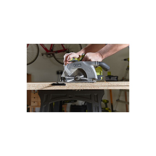 RYOBI - Pack RYOBI Scie circulaire R18CS-0 - 18V One+ - 1 Batterie 2.0Ah - 1 Chargeur rapide - large