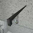 AURLANE - Paroi de Douche 70x195 cm en Verre Trempé 5 mm - Finition Noire - DARK ELEMENTARY - vignette