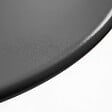 OVIALA - Table de jardin ronde en acier anthracite 120 x 72 cm - Palavas - vignette