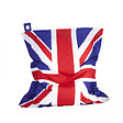 OVIALA - Pouf de jardin xxl polyester drapeau uk 180 x 145 cm - Solys - vignette