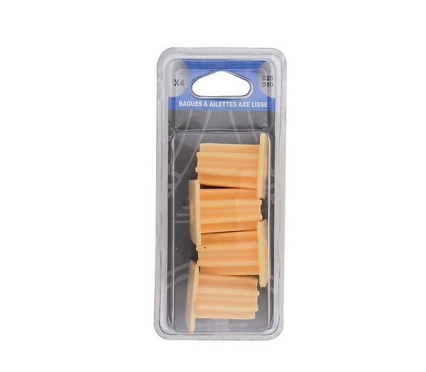 BAR PLUS - Bague à ailettes pour masse sommier D.2.5x3.6cm x4 pièces - large