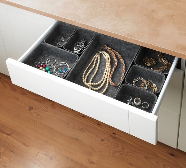 WENKO - Organisateur de tiroir feutre, lot de 7 - large
